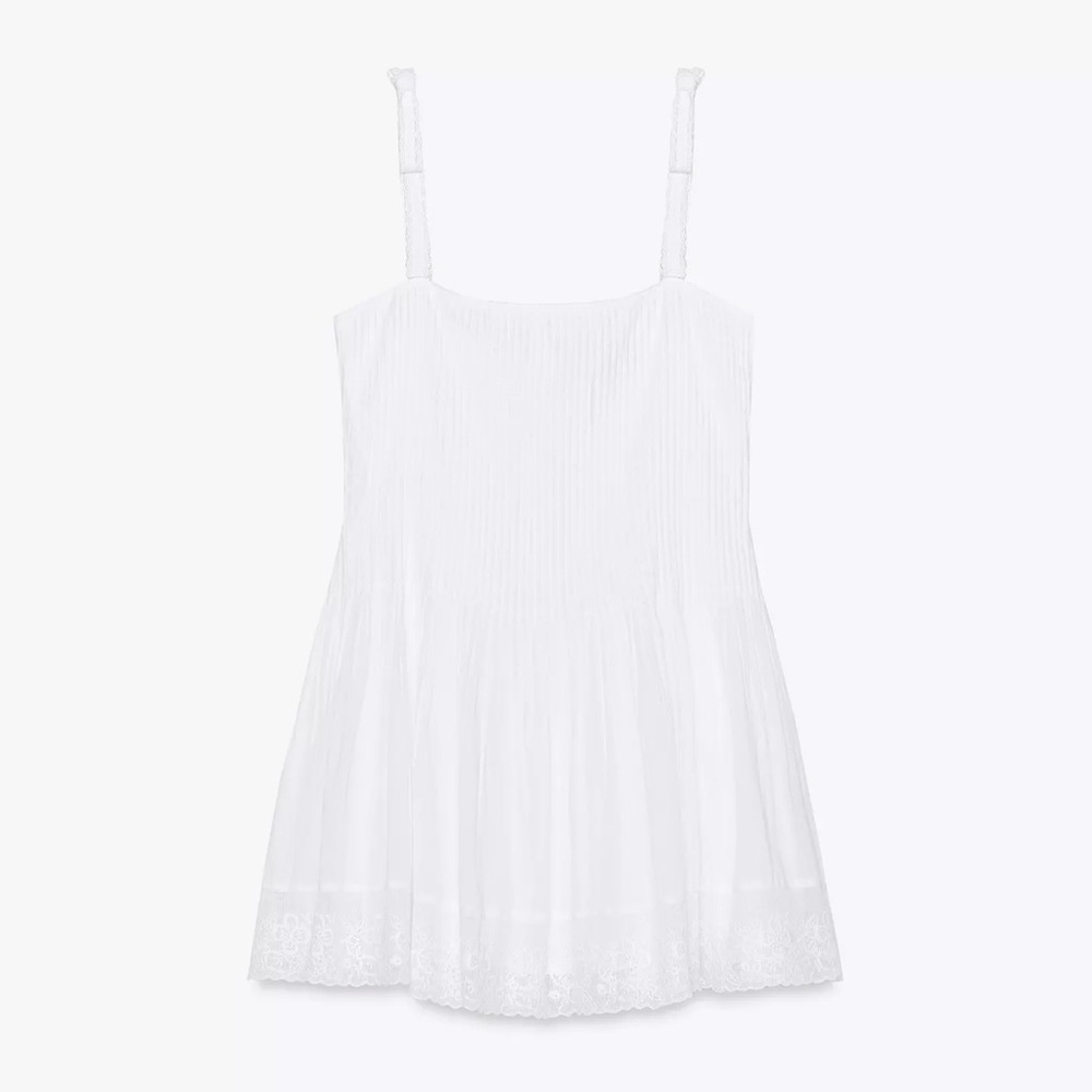 Zara Short Poplin Dress
